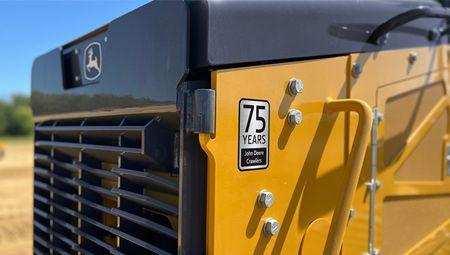 John Deere commemorates its 75th year as a leader in the dozer market