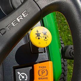 Mower engagement PTO switch