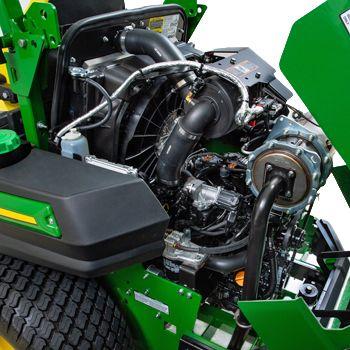 Convenient access to 3-cylinder diesel engine