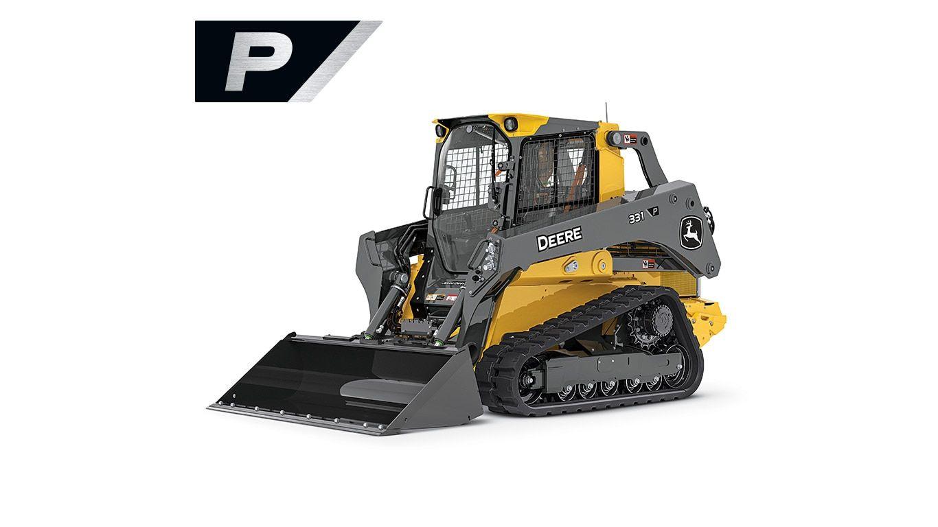 Studio image of 331 P-Tier Compact Track Loader on a white background