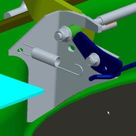 Rear lock mechanism