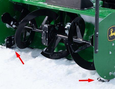 Heavy-duty side skid shoes