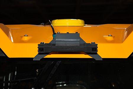 Vision 2.0 stereo cameras mounted on Hagie STS cab