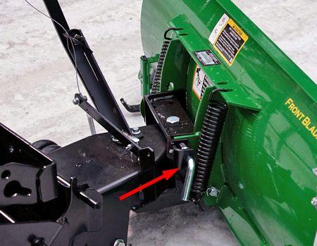 Large coil springs and breakaway lock (shown with optional angling)