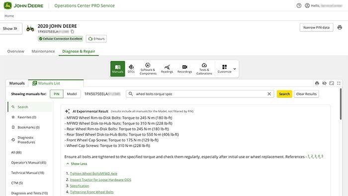 Manual Search with AI-Enhanced Capabilities