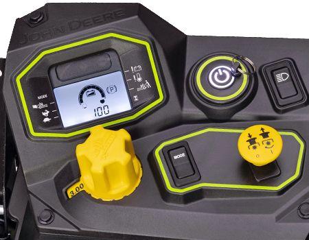 Z370R and Z380R display panel and controls