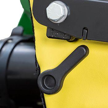 Lumbar adjustment lever