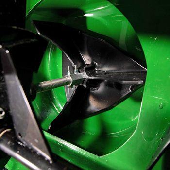Durable, second-stage blower fan