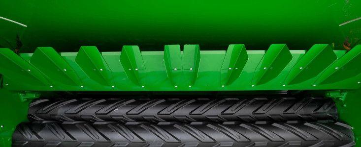 Forming vanes mounted to swath board