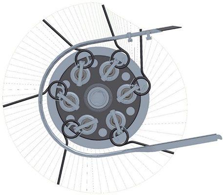 Diagram of pickup reel