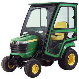 Hard-side cab on X730 Signature Series Tractor
