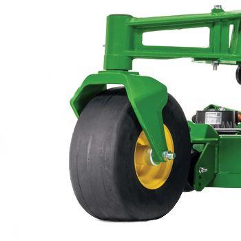 Run flat front caster wheel