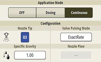 Continuous mode screen on G5 display
