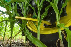 Sprayer with RowSense sensor