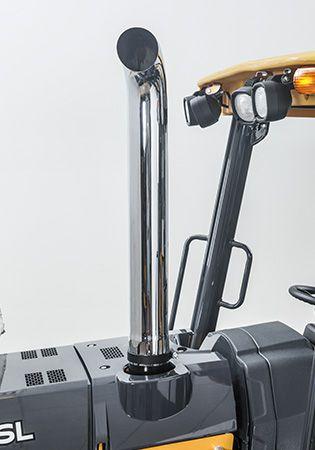 Optional chrome exhaust extension