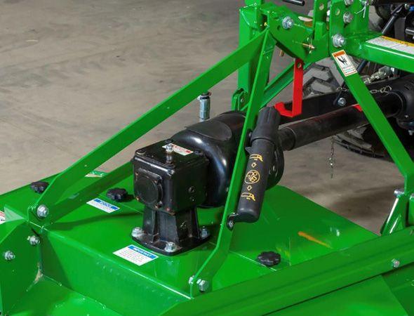 Gearbox is rated for up to 35 hp for longer life
