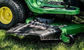Right side of Accel Deep mower deck
