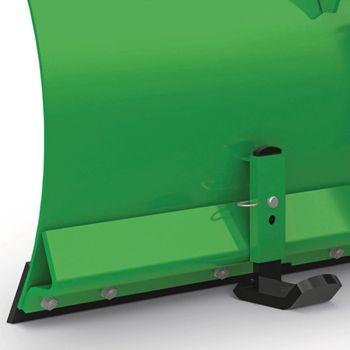 Welded reinforcing angle and scraper edge