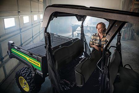 Folding the rear seat to increase cargo space