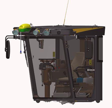 Detasseler cab exterior