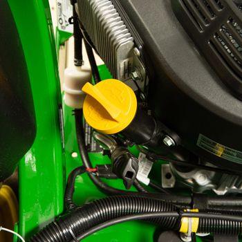 Engine oil check and fill tube