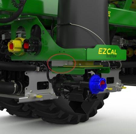 Built in load cell on EZCal System