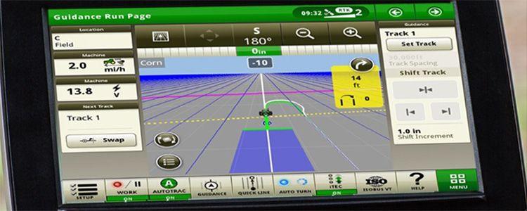 AutoTrac Turn Automation display