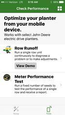 Row Runoff diagnostic test